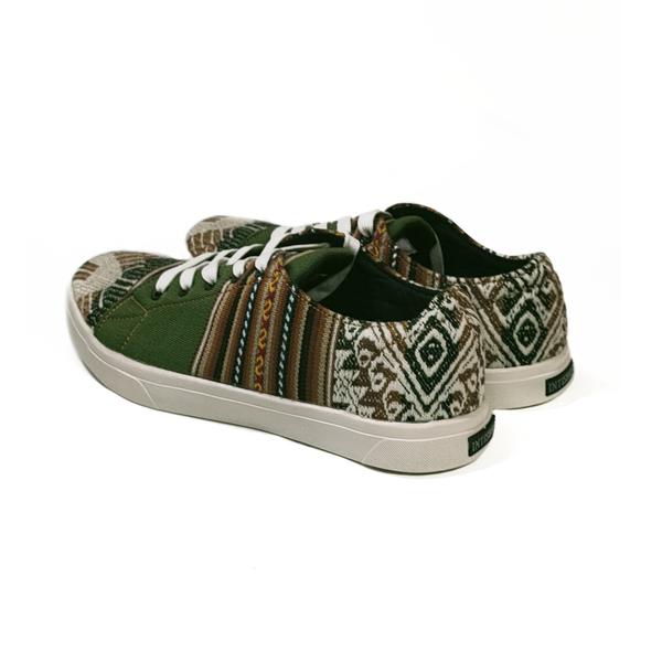 Sneakers Baskets Basses MONTAGNE SACRÉE INCA Tissu Péruvien Motif Ethniques Homme-Femme - Inka Products