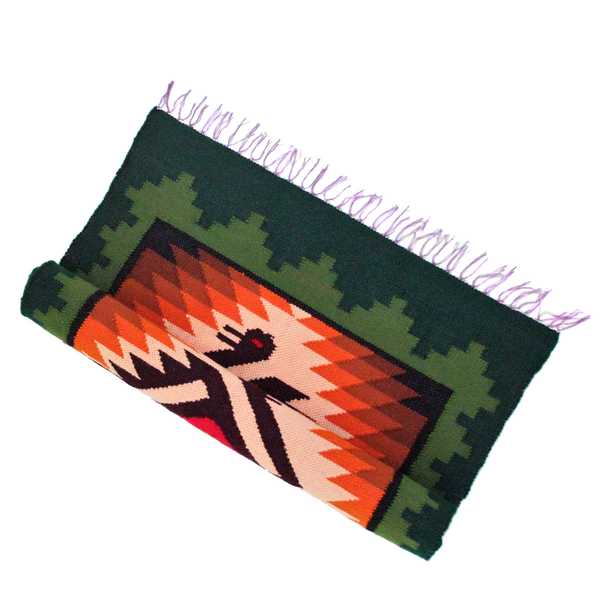 Tapis Empire Inca Vert motifs ethniques - Inka Products
