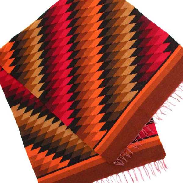 Tapis Empire Inca Rouge Motifs Ethniques - Inka Products