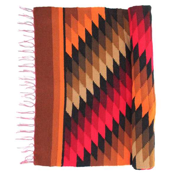 Tapis Empire Inca Rouge Motifs Ethniques - Inka Products