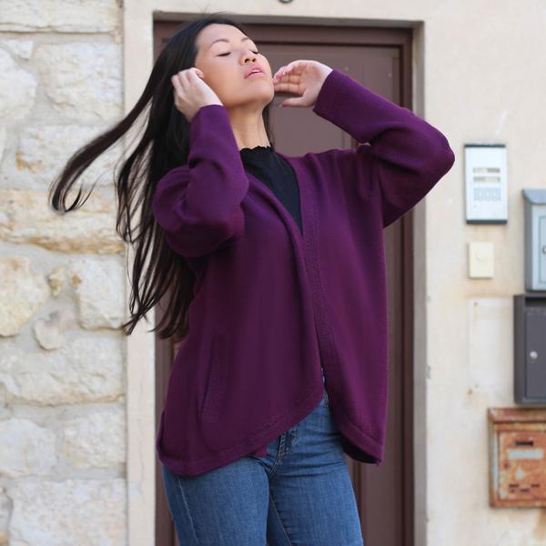 Gilet Cardigan Femme VICKY - Inka Products